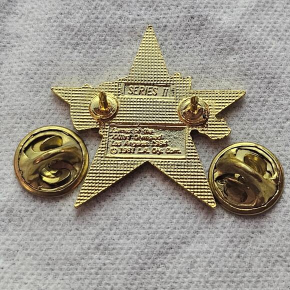 1984 Las Angeles Olympic Game Pin Eagle Swimming - Picture 2 of 2